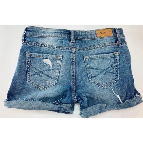 Aeropostale Womens SiZe 00 Midi Shorts Rolled Hem‎ - Picture 4 of 4